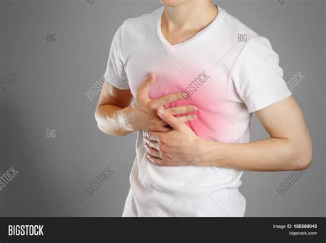 Man Holds Breasts. Image & Photo (Free Trial) | Bigstock