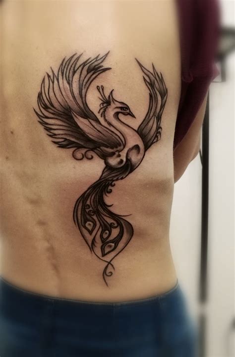 34+ Best Phoenix tattoo back shoulder image HD