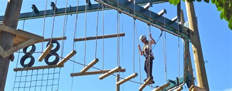 JM Adventure Ropes Courses : Construction of High and Low Ropes ... | Ropes course, Backyard ...