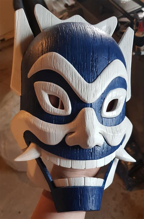 Finally made a Blue Spirit mask : TheLastAirbender