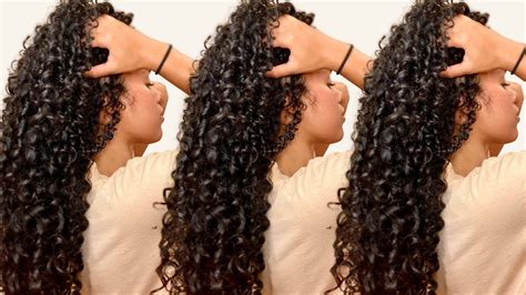 Curly Hair Routine | How to style 3B 3C hair textures for *super* defined curls - YouTube