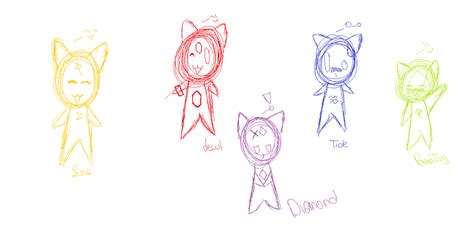 My sketch of super kitties by rainbowkitty7 on DeviantArt