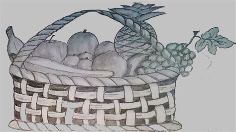 Fruit Basket Pictures For Drawing at PaintingValley.com | Explore ...