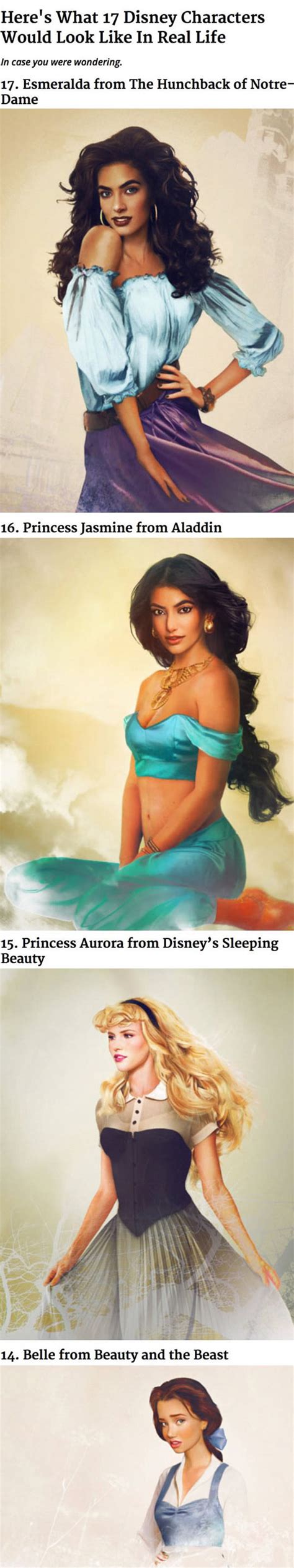 How Disney Characters Would Look Like In Real Life