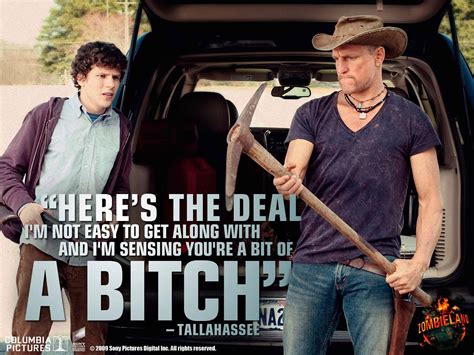 Zombieland Wallpaper: Columbus & Tallahassee | Movie quotes funny, Zombie movies, Funny movies