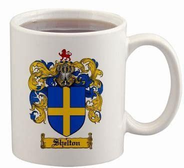 Shelton Coat of Arms Mug / Family Crest - Large 11 oz Cup - $15.99 at WWW.4CRESTS.COM - Great ...