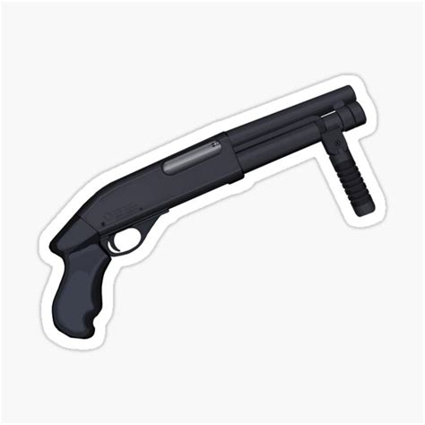 "Serbu Super Shorty /Pump Shotgun" Sticker by omfgtimmy | Redbubble