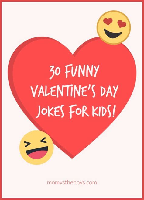 Funny Valentine's Day Jokes for Kids – Mom vs the Boys | Valentines day jokes, Valentines quotes ...