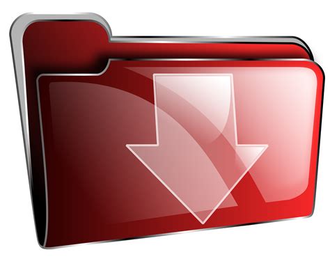 Gambar Red Folder Icon - Gatotkaca Search