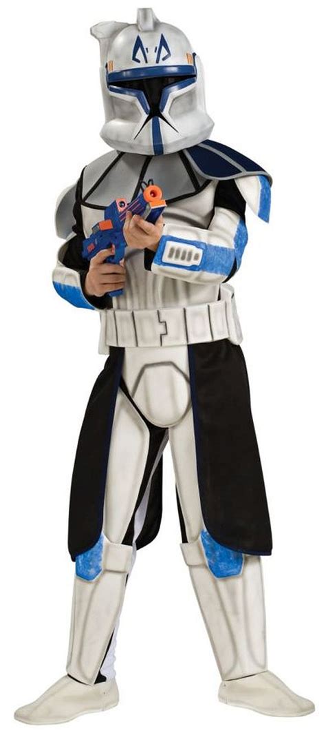 Star Wars Boys Clone Trooper Captain Rex Deluxe Halloween Costume