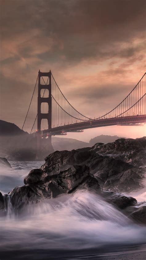 Golden Gate Bridge at sunset wallpaper - backiee