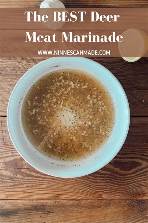 The Best Deer Meat Marinade | Venison marinade, Venison marinade recipes, Venison recipes