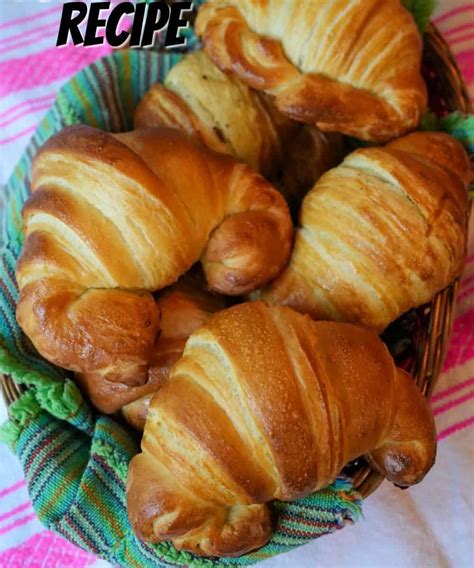 Mexican Croissant Recipe (Cuernitos Pan Dulce) - Cilantro Parsley