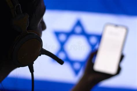 Israel Secret Service Officer Recording Conversations Stock Photo ...