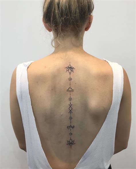 30 Of The Best Spine Tattoo Ideas Ever | Spine tattoos for women ...