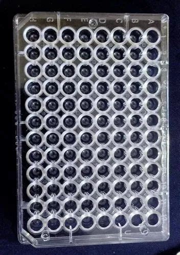 96 Well PCR Plate / Rack Round Bottom / Conical Bottom at Rs 260/piece | Polymerase Chain ...