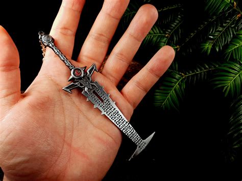 Doom Eternal Keychain Crucible Sword / Video Game Pendant | Etsy