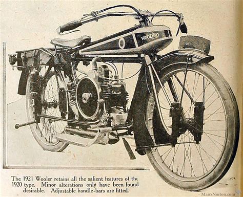 Wooler Motorcycles for 1921