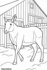 Boer Goat Friendly coloring Page sketch template