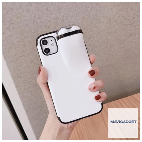 2 in 1 AirPods Storage iPhone Case #iphone6 #iphonecasesonline #softiphonecase #iphoneluxury # ...