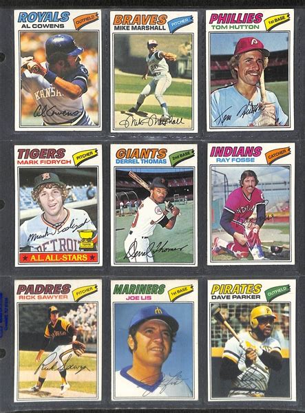 Lot Detail - 1977 Topps Baseball Complete Card Set