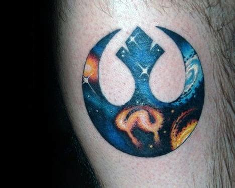 50 Rebel Alliance Tattoo Designs For Men - Star Wars Symbol Ideas