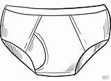 Underwear Coloring Pages sketch template