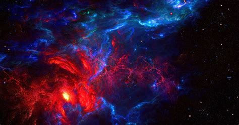 Red Blue Galaxy Wallpapers - Top Free Red Blue Galaxy Backgrounds - WallpaperAccess