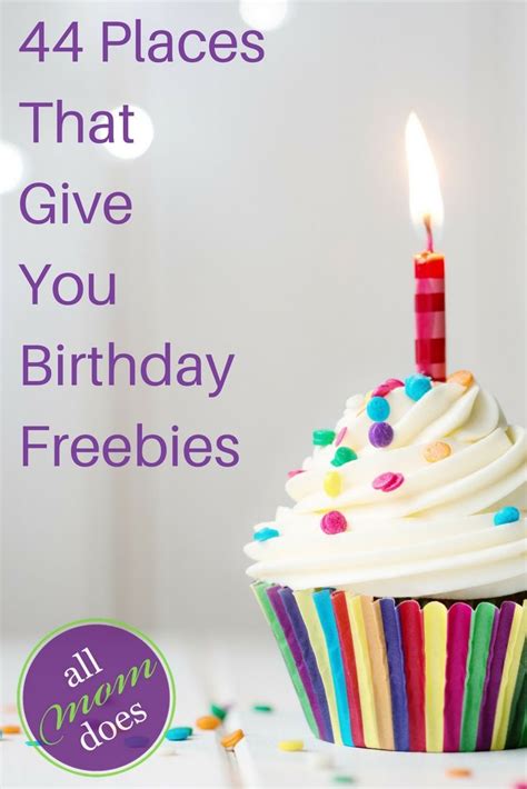 44 Birthday Freebies | Birthday freebies, Free birthday stuff, Birthday