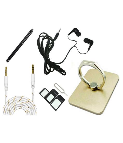 Lenovo A859 Mobile Accessories 5in1 Combo, MuditMobi™ Earphone,Aux ...