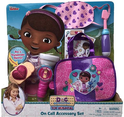 On Call Accessory Set, Comes with a light up flashlight and doctor's bag By Doc Mcstuffins Toy ...