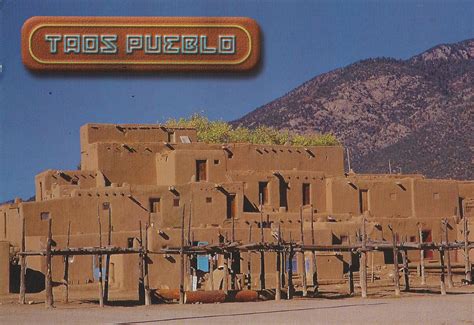 A Journey of Postcards: Taos Pueblo | USA