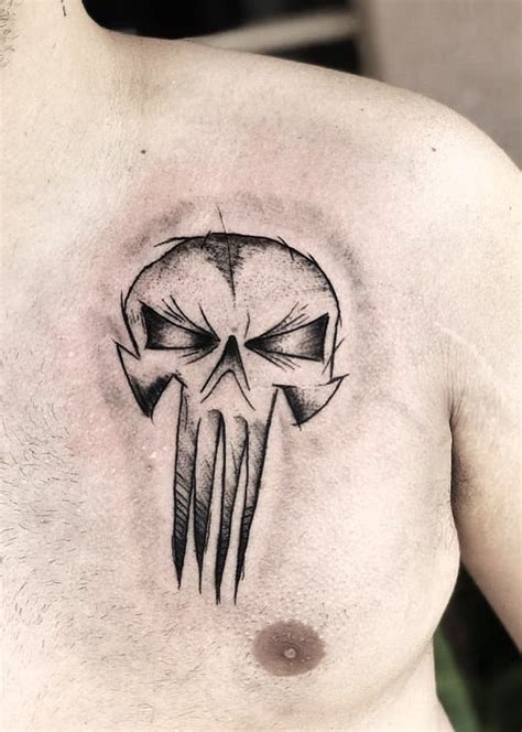 The Punisher Skull Tattoos: Seeking Justice