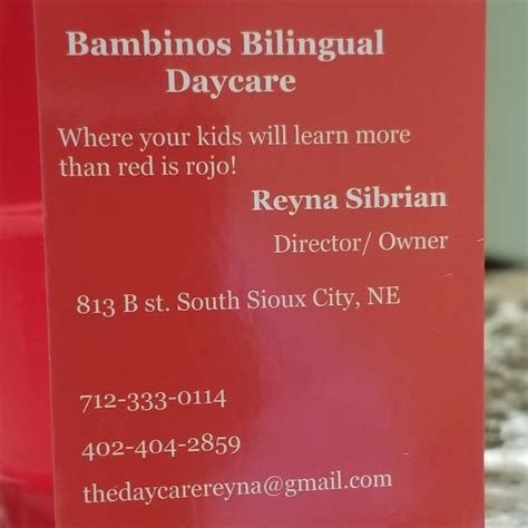 Bambino's Daycare LLC. | South Sioux City NE