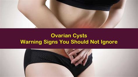 Ovarian Cysts – Warning Signs You Should Not Ignore