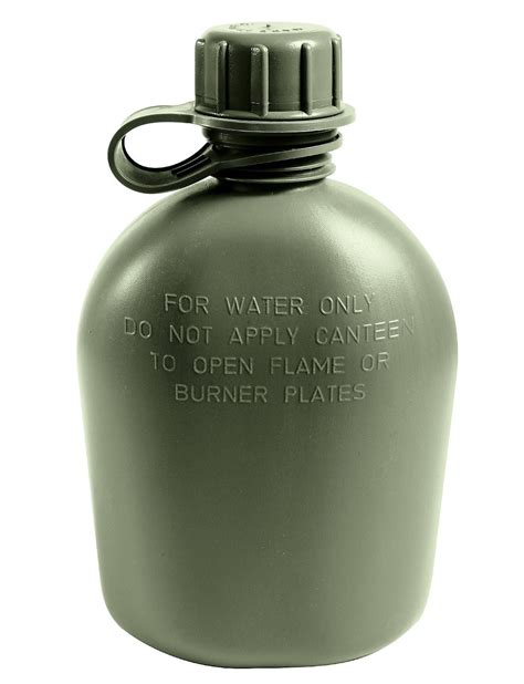 Genuine GI 3 PC One Quart Canteen Olive Drab OD Green 1 Qt Canteens US ...