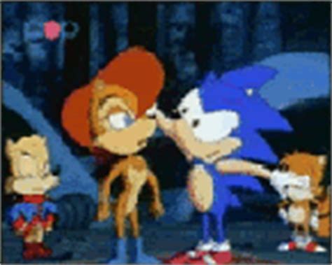 Sonic and Sally's big kiss - Sally the Beautiful Princess Icon (16919267) - Fanpop