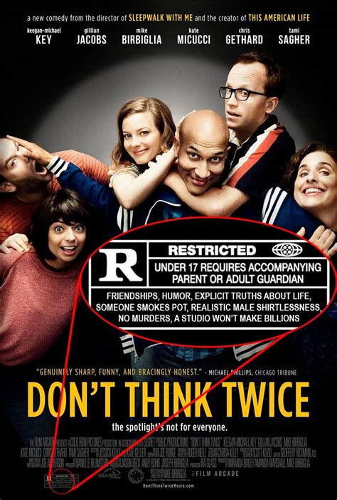 Don't Think Twice movie review written and directed by comedian Mike ...