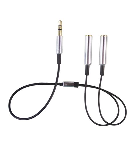 2 In 1 Adapter Splitter To 3.5mm Headphone Jack Aux Headphone Aux Earphone Line Divider Audio ...