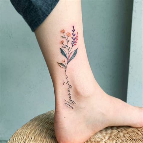 Tattoo Designs Flower With Name