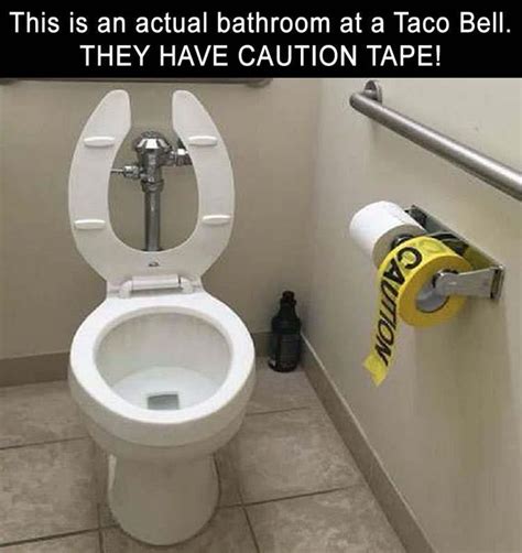 Taco Bell Bathroom | Funny pictures, Funny, Hilarious