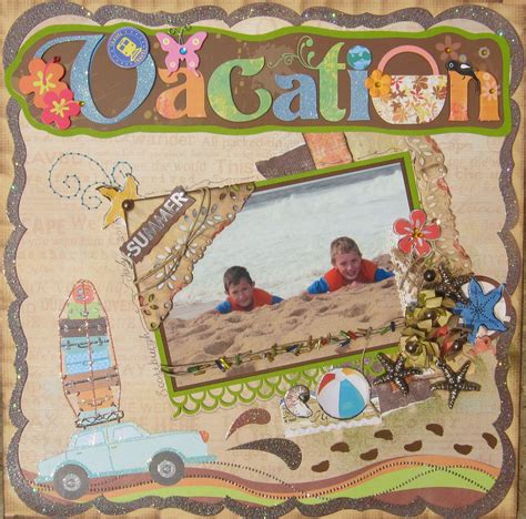 Vacation - Scrapbook.com Scrapbooking Layouts Travel, Travel Scrapbook ...