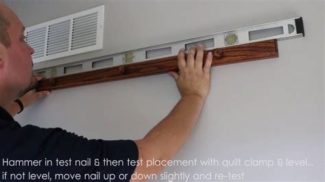 Quilt Clamp: Clamp Installation to Wall - YouTube