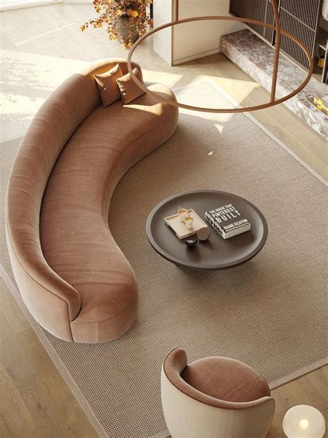 Curved Furniture: The Hottest New Trend In Interior Design | Divani, Arredamento, Arredamento d ...