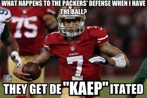 NFL Memes on Twitter: "Colin Kaepernick is murdering the Packers defense: http://t.co/4S9JCh2P"