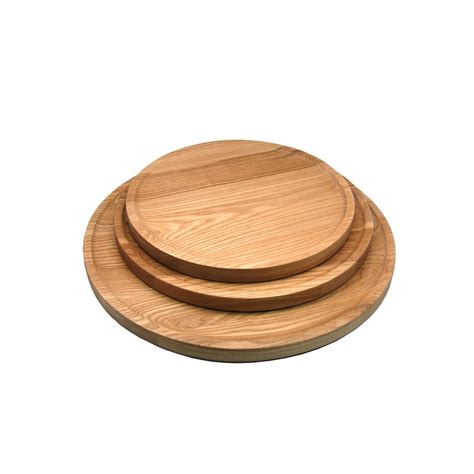 Round Oak Cutting Board Set – sinoway