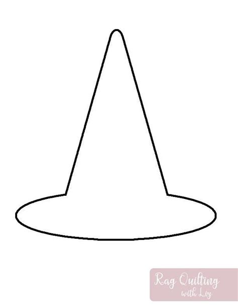 Paper Witch Hat Template