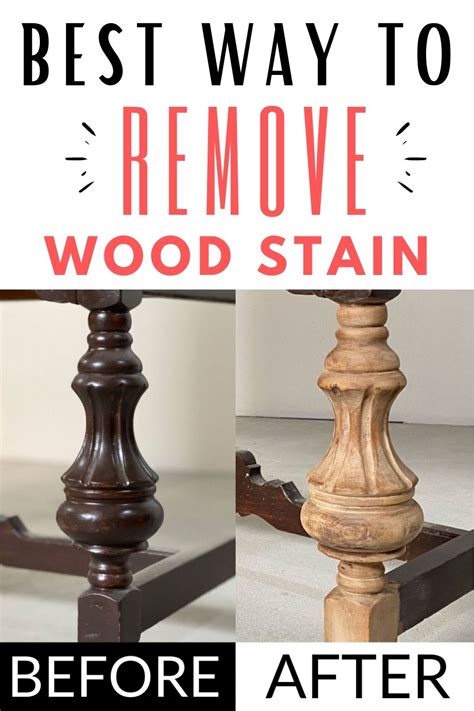 How to Remove Wood Stain | Staining wood, Stripping furniture, Furniture makeover