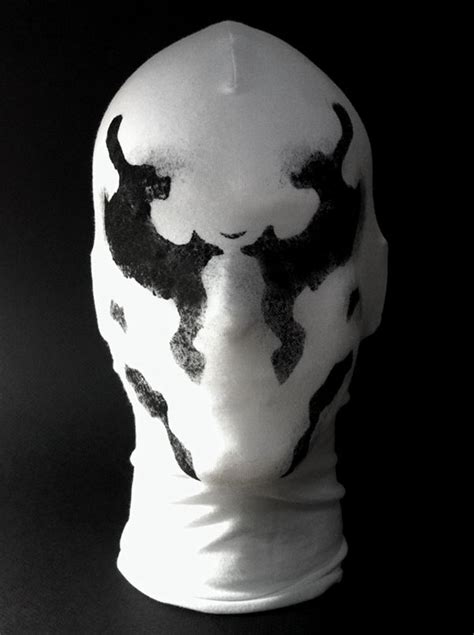 Real Rorschach Mask With Moving Inkblots- | Ink blot, Rorschach ...