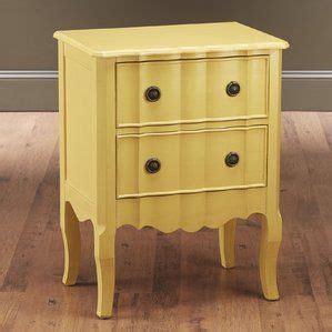 Yellow Nightstand, 2 Drawer Nightstand, Dresser, Farmhouse Style, Drawers, Manufacturing ...